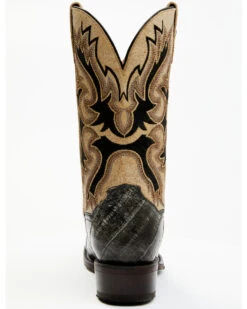 Dan Post Men's Exotic Eel Western Boots - Square Toe
