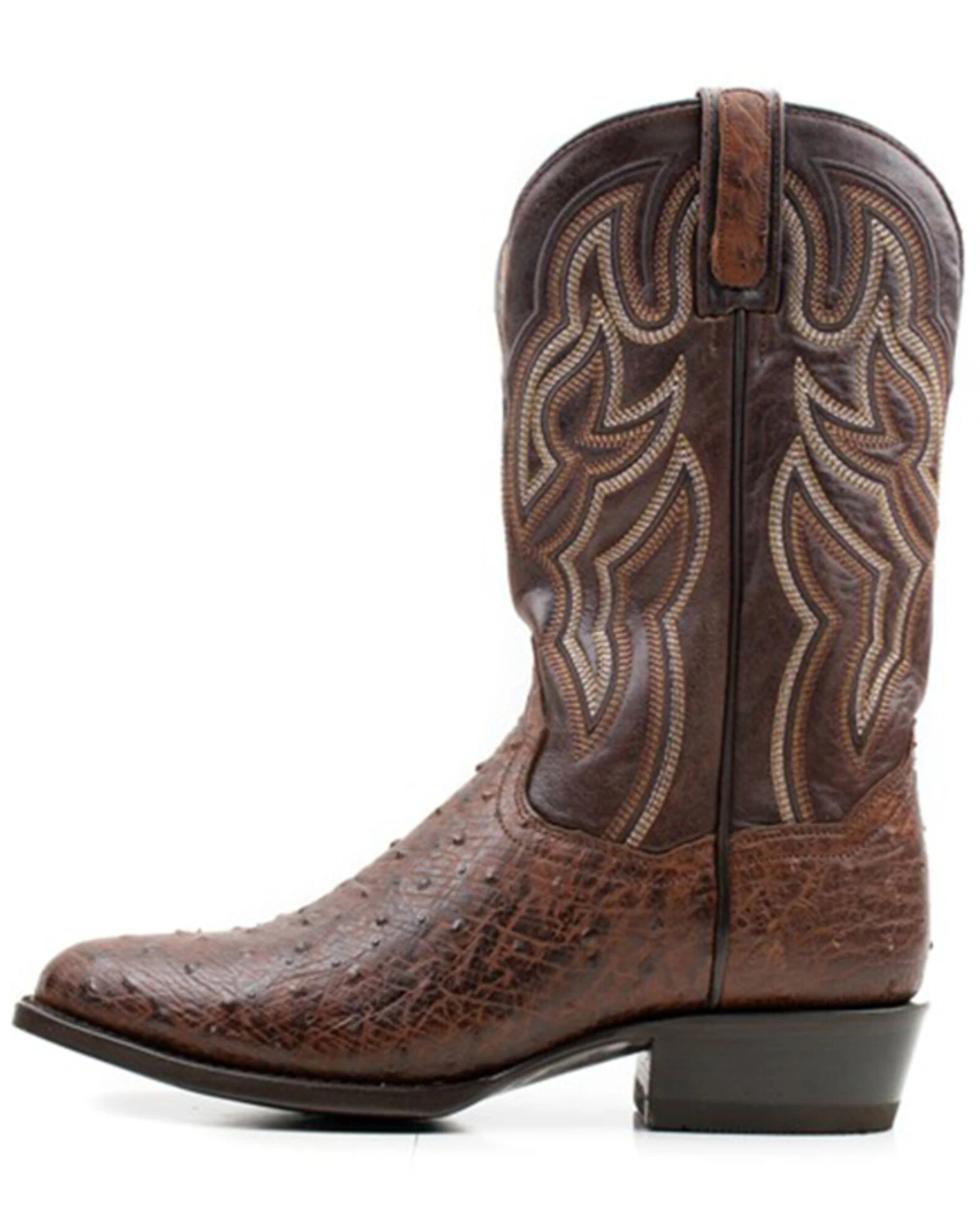 Dan Post Men's 12" Hand Quill French Exotic Western Boots - Medium Toe 4 Dan Post Men's 12" Hand Quill French Exotic Western Boots - Medium Toe - Image 2