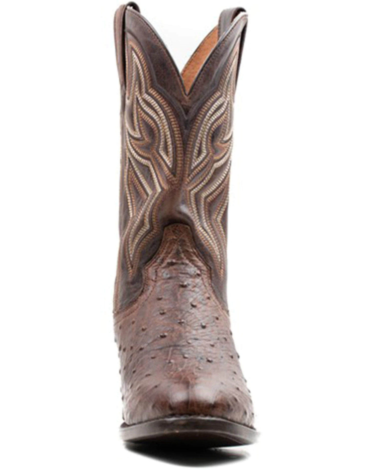 Dan Post Men's 12" Hand Quill French Exotic Western Boots - Medium Toe 5 Dan Post Men's 12" Hand Quill French Exotic Western Boots - Medium Toe - Image 3