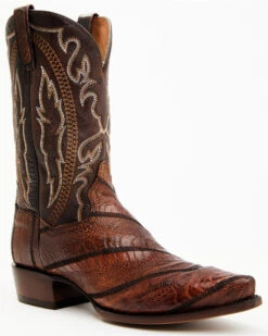 Dan Post Men's Exotic Wrapped Ostrich Leg Western Boots - Snip Toe -Fashion Shoes Store 2000381784 280 P1