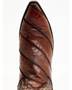 Dan Post Men's Exotic Wrapped Ostrich Leg Western Boots - Snip Toe -Fashion Shoes Store 2000381784 280 P6