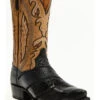 Dan Post Men's Ostrich Leg Exotic Western Boot - Snip Toe -Fashion Shoes Store 2000381785 001 P1