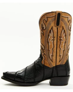 Dan Post Men's Ostrich Leg Exotic Western Boot - Snip Toe -Fashion Shoes Store 2000381785 001 P3