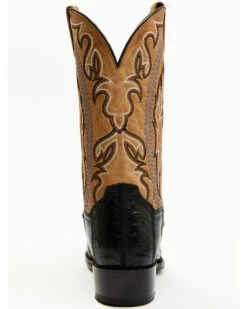 Dan Post Men's Ostrich Leg Exotic Western Boot - Snip Toe -Fashion Shoes Store 2000381785 001 P5