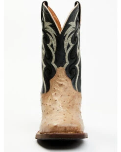 Dan Post Men's Hand Ostrich Quill Western Boots - Broad Square Toe 11 Dan Post Men's Hand Ostrich Quill Western Boots - Broad Square Toe -Fashion Shoes Store 2000381788 100 P4