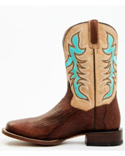 Dan Post Men's Exotic Shark Western Boots - Broad Square Toe -Fashion Shoes Store 2000381793 201 P3