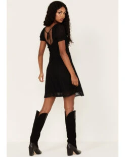 Beyond The Radar Women's Cap Sleeve Lace Dress -Fashion Shoes Store 2000382217 001 P4