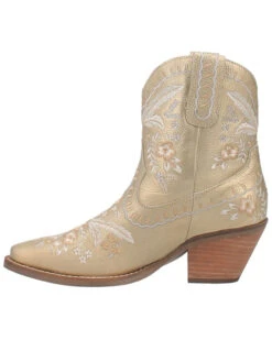 Dingo Women's Primrose Embroidered Floral Western Booties - Snip Toe -Fashion Shoes Store 2000383128 710 P3