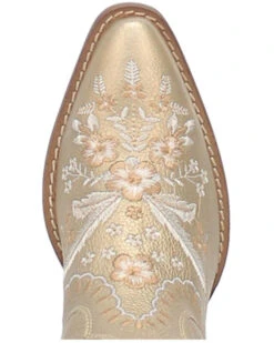 Dingo Women's Primrose Embroidered Floral Western Booties - Snip Toe -Fashion Shoes Store 2000383128 710 P6