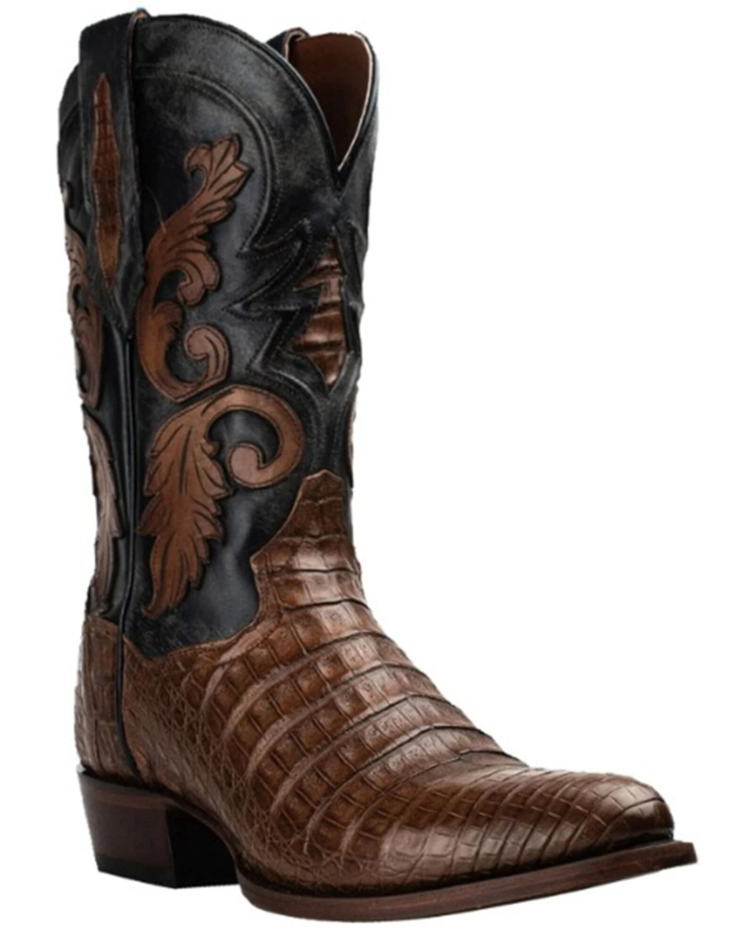 Dan Post Men's Socrates Caiman Exotic Western Boots - Medium Toe 5 Dan Post Men's Socrates Caiman Exotic Western Boots - Medium Toe - Image 3
