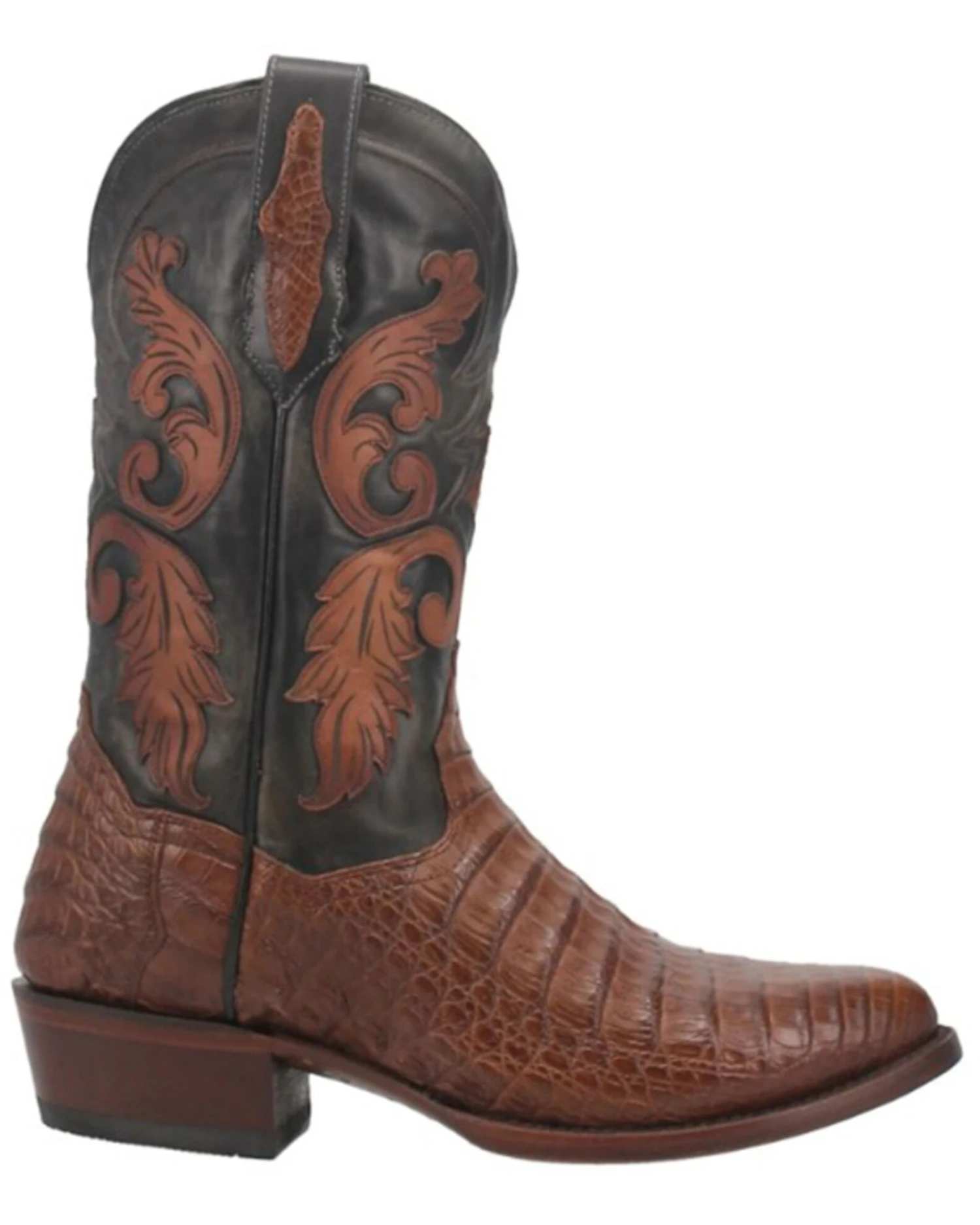 Dan Post Men's Socrates Caiman Exotic Western Boots - Medium Toe 7 Dan Post Men's Socrates Caiman Exotic Western Boots - Medium Toe - Image 5