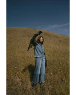 Wrangler Women's Denim Frayed Tank -Fashion Shoes Store 2000383476 400 P1