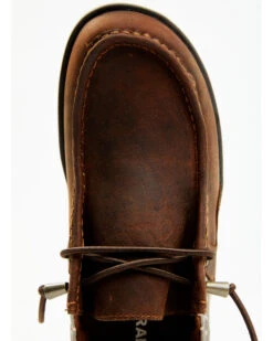 RANK 45 Men's Griffin Patriotic Western Casual Shoes - Moc Toe