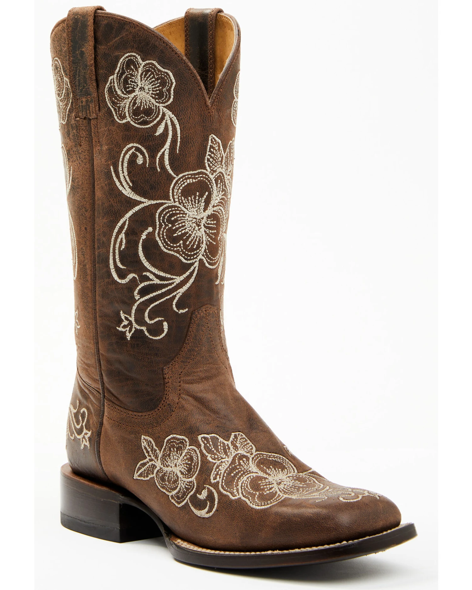 Shyanne Women's Lasy Western Boots - Broad Square Toe 5 Shyanne Women's Lasy Western Boots - Broad Square Toe - Image 3