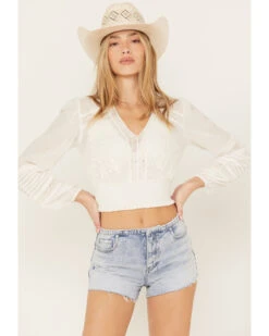 Shyanne Women's Long Sleeve Embroidered Blouse 8 Shyanne Women's Long Sleeve Embroidered Blouse -Fashion Shoes Store 2000386659 100 P1