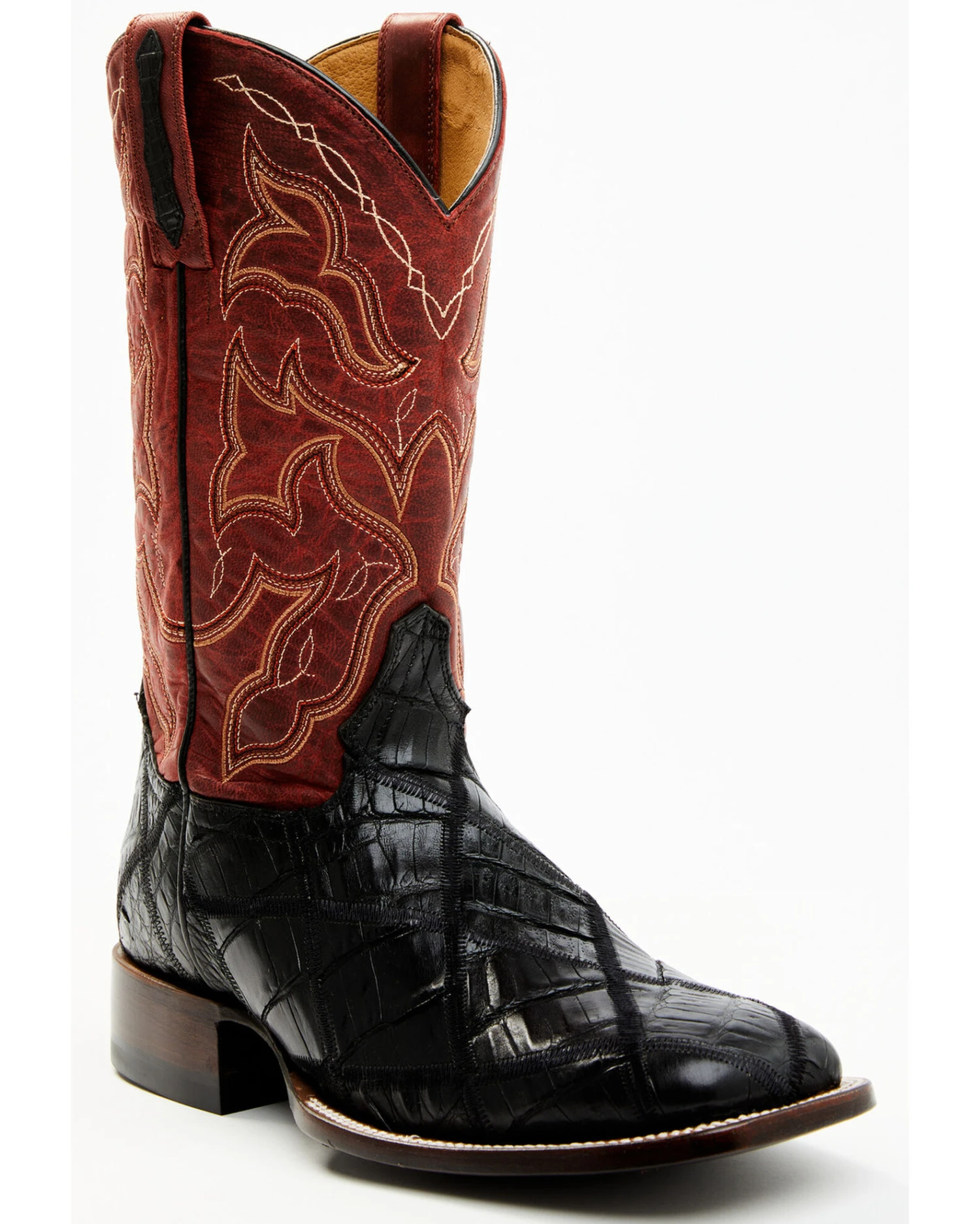 Cody James Men's Exotic Caiman Western Boots - Broad Square Toe 4 Cody James Men's Exotic Caiman Western Boots - Broad Square Toe - Image 2