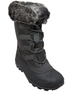 AdTec Women's Nylon Winter Work Boots - Round Toe