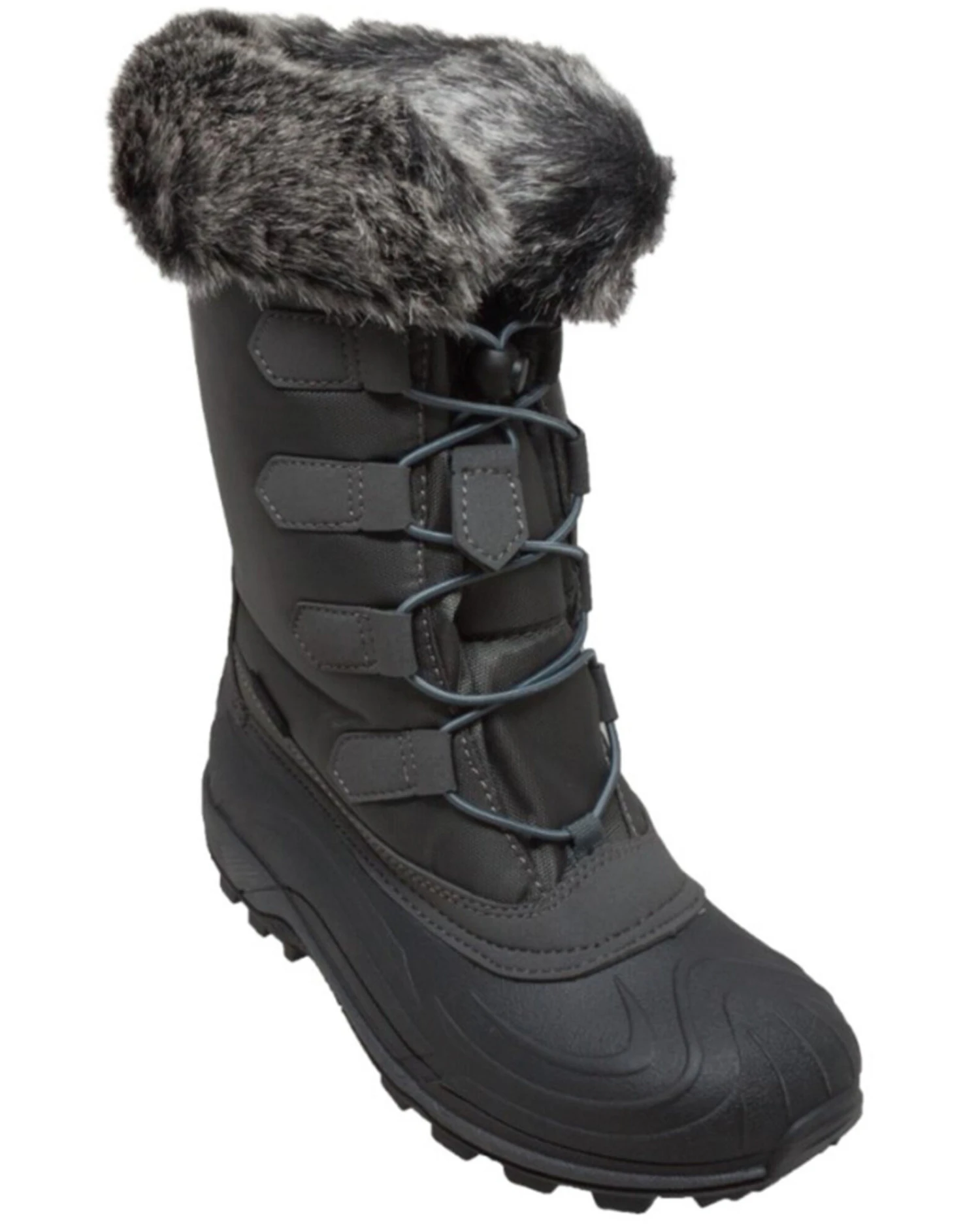 AdTec Women's Nylon Winter Work Boots - Round Toe 3 AdTec Women's Nylon Winter Work Boots - Round Toe