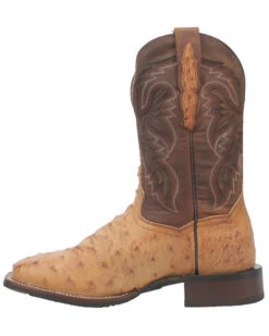 Dan Post Men's Alamosa Full Quill Ostrich Western Performance Boots - Broad Square Toe -Fashion Shoes Store 2000395867 295 P3