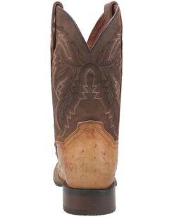 Dan Post Men's Alamosa Full Quill Ostrich Western Performance Boots - Broad Square Toe -Fashion Shoes Store 2000395867 295 P5
