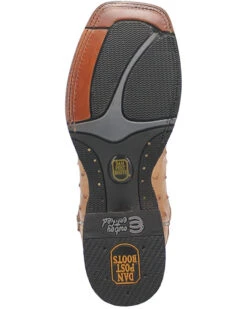 Dan Post Men's Alamosa Full Quill Ostrich Western Performance Boots - Broad Square Toe -Fashion Shoes Store 2000395867 295 P6