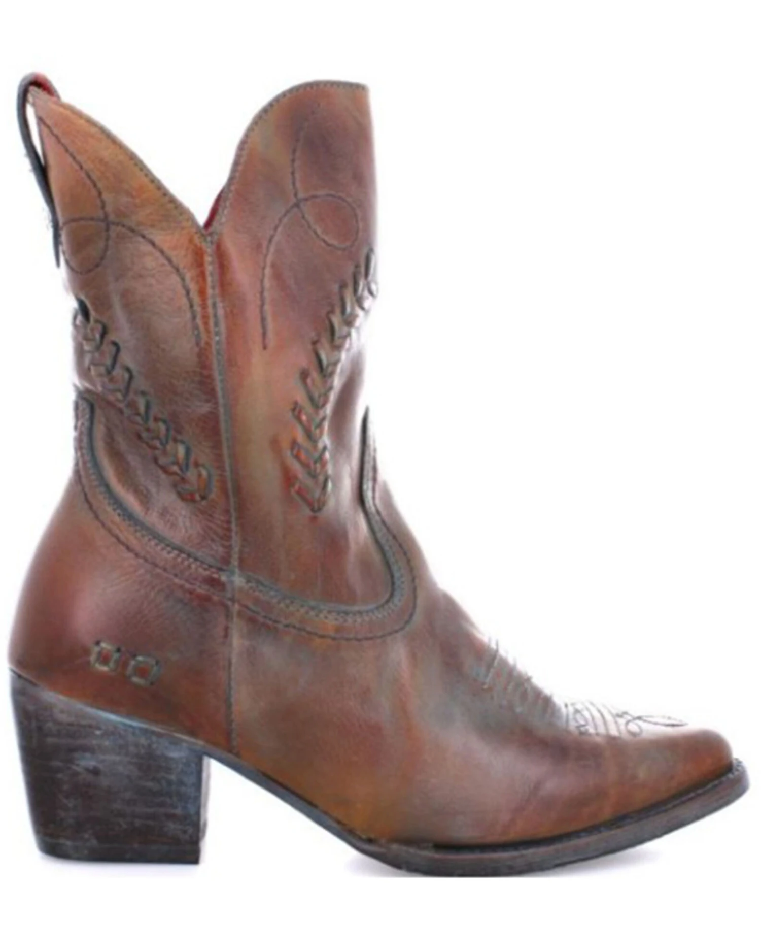 Bed Stu Women's Amanda II Western Booties - Pointed Toe 3 Bed Stu Women's Amanda II Western Booties - Pointed Toe